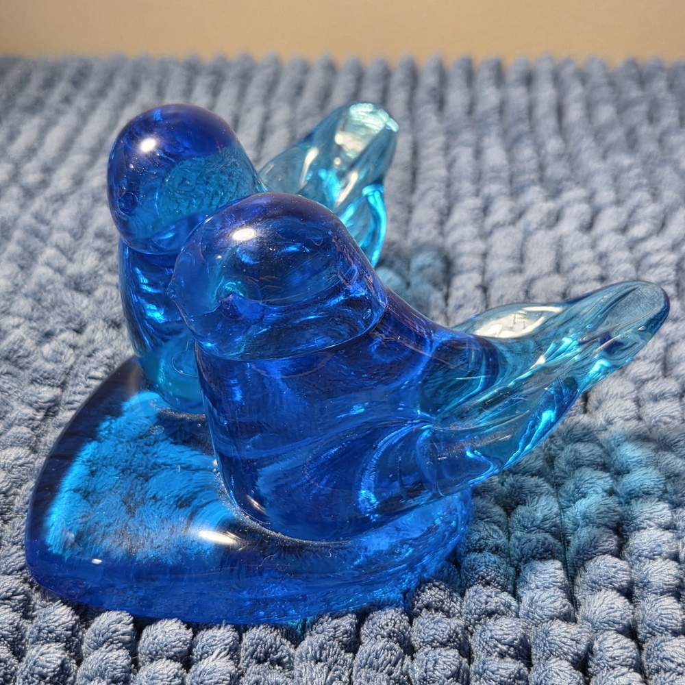 Vintage Leo Ward Double Bluebird Of Happiness